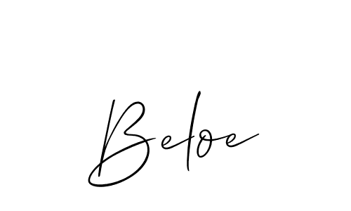 Make a beautiful signature design for name Beloe. With this signature (Allison_Script) style, you can create a handwritten signature for free. Beloe signature style 2 images and pictures png