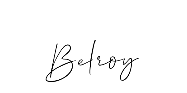 Make a beautiful signature design for name Belroy. With this signature (Allison_Script) style, you can create a handwritten signature for free. Belroy signature style 2 images and pictures png