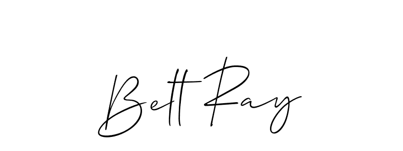 How to make Belt Ray signature? Allison_Script is a professional autograph style. Create handwritten signature for Belt Ray name. Belt Ray signature style 2 images and pictures png