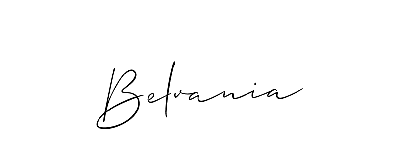 How to make Belvania name signature. Use Allison_Script style for creating short signs online. This is the latest handwritten sign. Belvania signature style 2 images and pictures png
