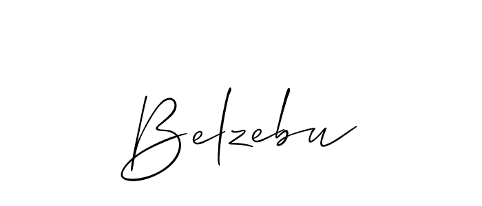 The best way (Allison_Script) to make a short signature is to pick only two or three words in your name. The name Belzebu include a total of six letters. For converting this name. Belzebu signature style 2 images and pictures png