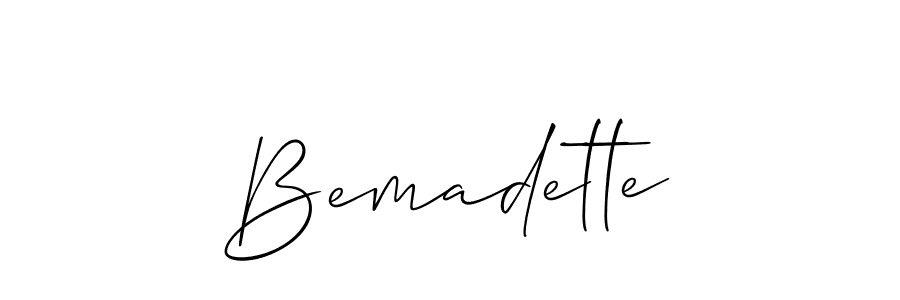 How to Draw Bemadette signature style? Allison_Script is a latest design signature styles for name Bemadette. Bemadette signature style 2 images and pictures png