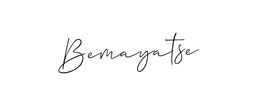 if you are searching for the best signature style for your name Bemayatse. so please give up your signature search. here we have designed multiple signature styles  using Allison_Script. Bemayatse signature style 2 images and pictures png