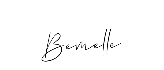 Also You can easily find your signature by using the search form. We will create Bemelle name handwritten signature images for you free of cost using Allison_Script sign style. Bemelle signature style 2 images and pictures png