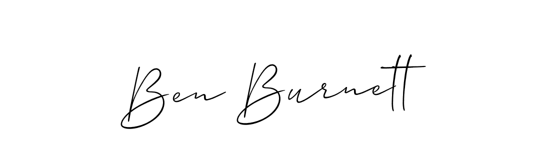 Once you've used our free online signature maker to create your best signature Allison_Script style, it's time to enjoy all of the benefits that Ben Burnett name signing documents. Ben Burnett signature style 2 images and pictures png
