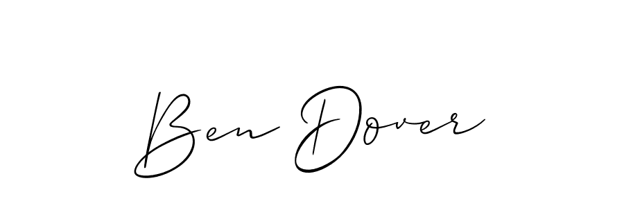 It looks lik you need a new signature style for name Ben Dover. Design unique handwritten (Allison_Script) signature with our free signature maker in just a few clicks. Ben Dover signature style 2 images and pictures png