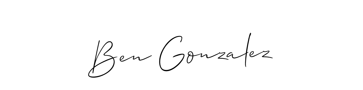 Check out images of Autograph of Ben Gonzalez name. Actor Ben Gonzalez Signature Style. Allison_Script is a professional sign style online. Ben Gonzalez signature style 2 images and pictures png