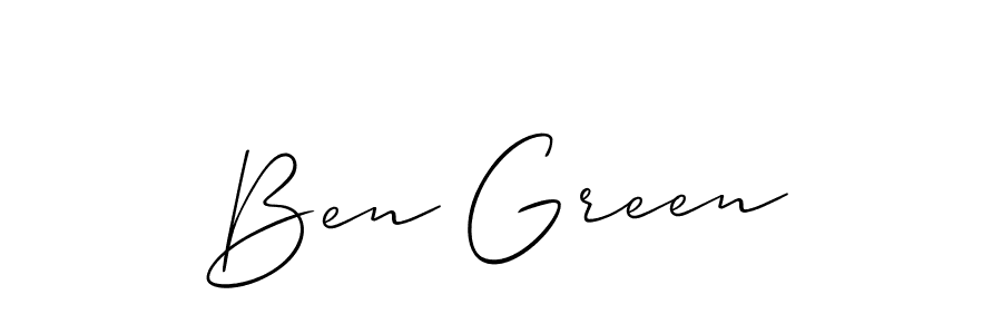 Design your own signature with our free online signature maker. With this signature software, you can create a handwritten (Allison_Script) signature for name Ben Green. Ben Green signature style 2 images and pictures png