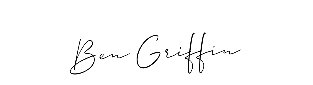 Design your own signature with our free online signature maker. With this signature software, you can create a handwritten (Allison_Script) signature for name Ben Griffin. Ben Griffin signature style 2 images and pictures png