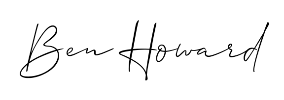 Download transparent PNG signature for name Ben Howard styled with Allison_Script font. Ready to paste directly into PDF and Word agreements. Ben Howard signature style 2 images and pictures png