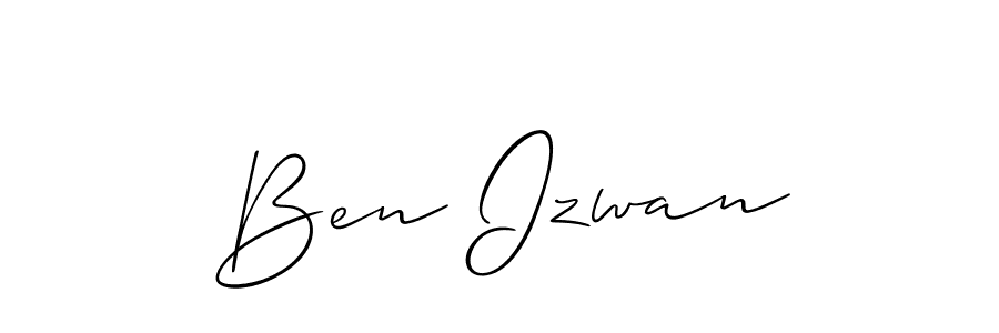 Make a beautiful signature design for name Ben Izwan. Use this online signature maker to create a handwritten signature for free. Ben Izwan signature style 2 images and pictures png