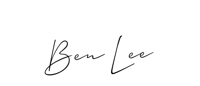 Once you've used our free online signature maker to create your best signature Allison_Script style, it's time to enjoy all of the benefits that Ben Lee name signing documents. Ben Lee signature style 2 images and pictures png