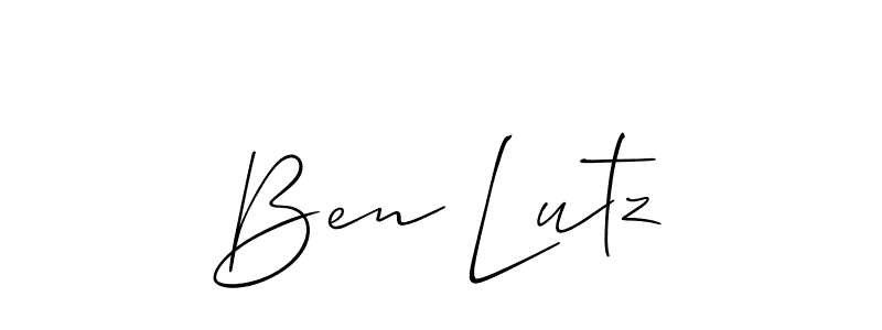 if you are searching for the best signature style for your name Ben Lutz. so please give up your signature search. here we have designed multiple signature styles  using Allison_Script. Ben Lutz signature style 2 images and pictures png