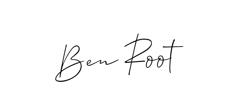 How to make Ben Root name signature. Use Allison_Script style for creating short signs online. This is the latest handwritten sign. Ben Root signature style 2 images and pictures png