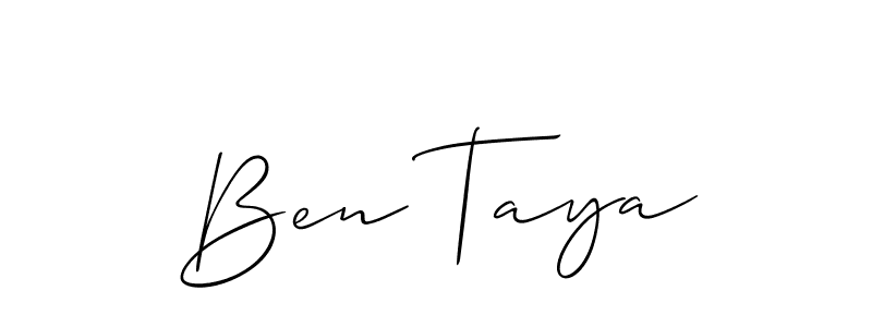 Here are the top 10 professional signature styles for the name Ben Taya. These are the best autograph styles you can use for your name. Ben Taya signature style 2 images and pictures png