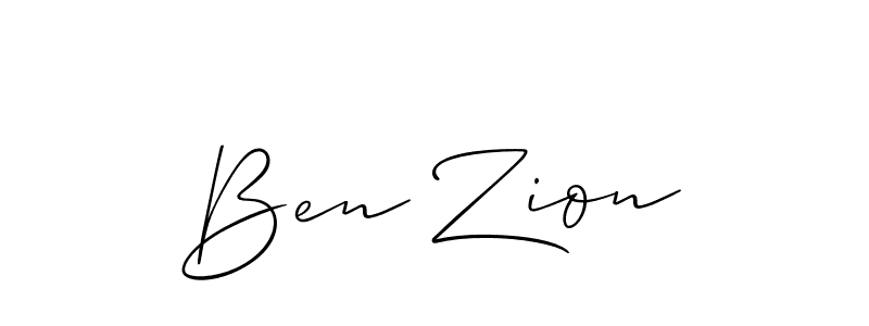 Make a beautiful signature design for name Ben Zion. Use this online signature maker to create a handwritten signature for free. Ben Zion signature style 2 images and pictures png