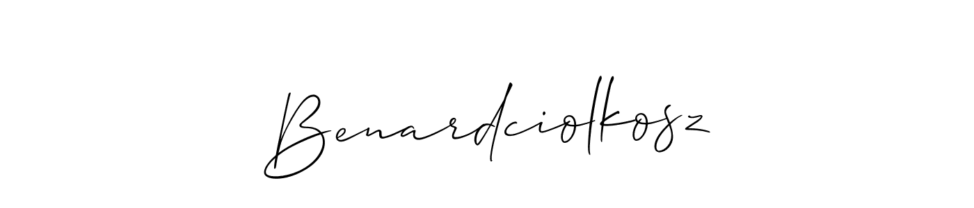 Check out images of Autograph of Benardciolkosz name. Actor Benardciolkosz Signature Style. Allison_Script is a professional sign style online. Benardciolkosz signature style 2 images and pictures png