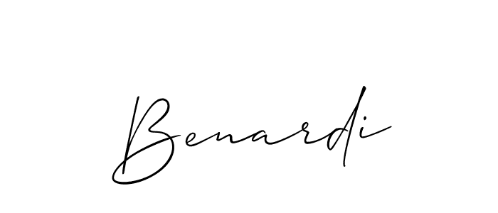 Also we have Benardi name is the best signature style. Create professional handwritten signature collection using Allison_Script autograph style. Benardi signature style 2 images and pictures png