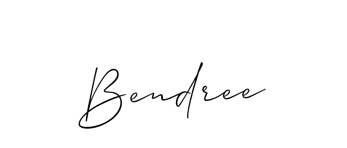 Allison_Script is a professional signature style that is perfect for those who want to add a touch of class to their signature. It is also a great choice for those who want to make their signature more unique. Get Bendree name to fancy signature for free. Bendree signature style 2 images and pictures png