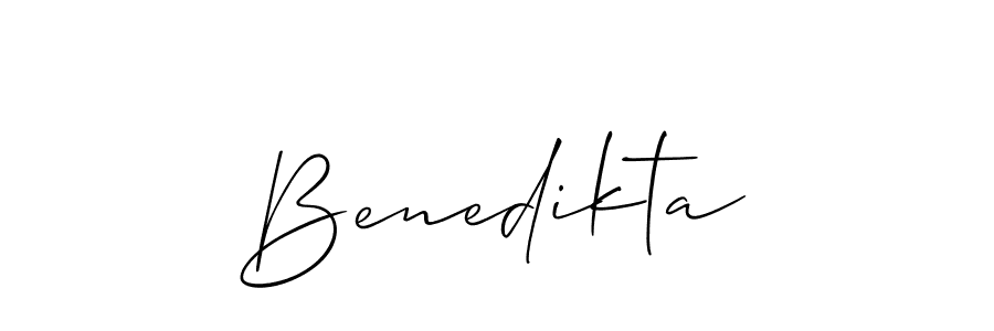 How to Draw Benedikta signature style? Allison_Script is a latest design signature styles for name Benedikta. Benedikta signature style 2 images and pictures png