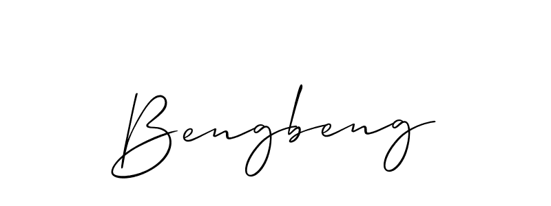 Check out images of Autograph of Bengbeng name. Actor Bengbeng Signature Style. Allison_Script is a professional sign style online. Bengbeng signature style 2 images and pictures png