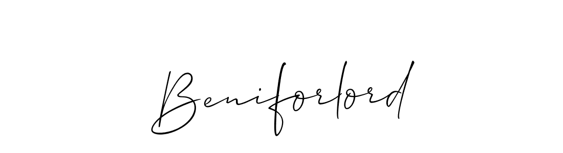 Once you've used our free online signature maker to create your best signature Allison_Script style, it's time to enjoy all of the benefits that Beniforlord name signing documents. Beniforlord signature style 2 images and pictures png