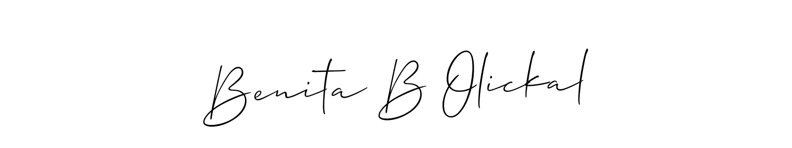 See photos of Benita B Olickal official signature by Spectra . Check more albums & portfolios. Read reviews & check more about Allison_Script font. Benita B Olickal signature style 2 images and pictures png