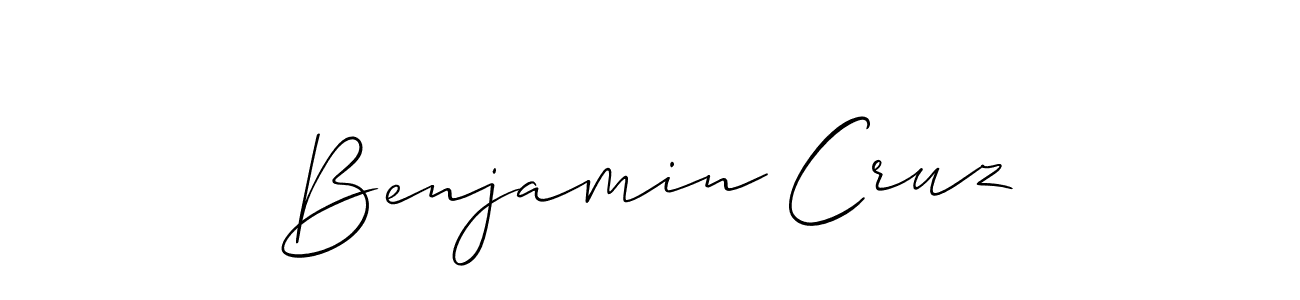 Also we have Benjamin Cruz name is the best signature style. Create professional handwritten signature collection using Allison_Script autograph style. Benjamin Cruz signature style 2 images and pictures png