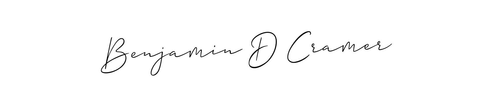 Similarly Allison_Script is the best handwritten signature design. Signature creator online .You can use it as an online autograph creator for name Benjamin D Cramer. Benjamin D Cramer signature style 2 images and pictures png