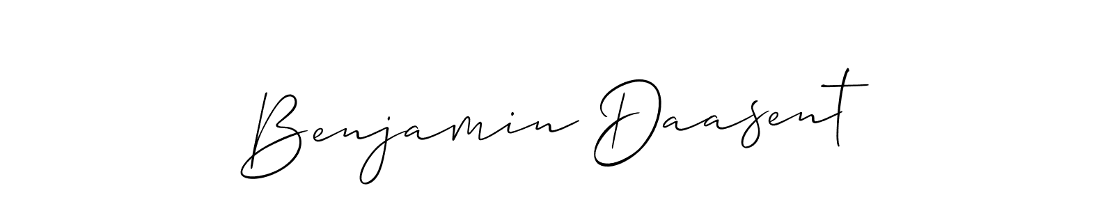 Similarly Allison_Script is the best handwritten signature design. Signature creator online .You can use it as an online autograph creator for name Benjamin Daasent. Benjamin Daasent signature style 2 images and pictures png