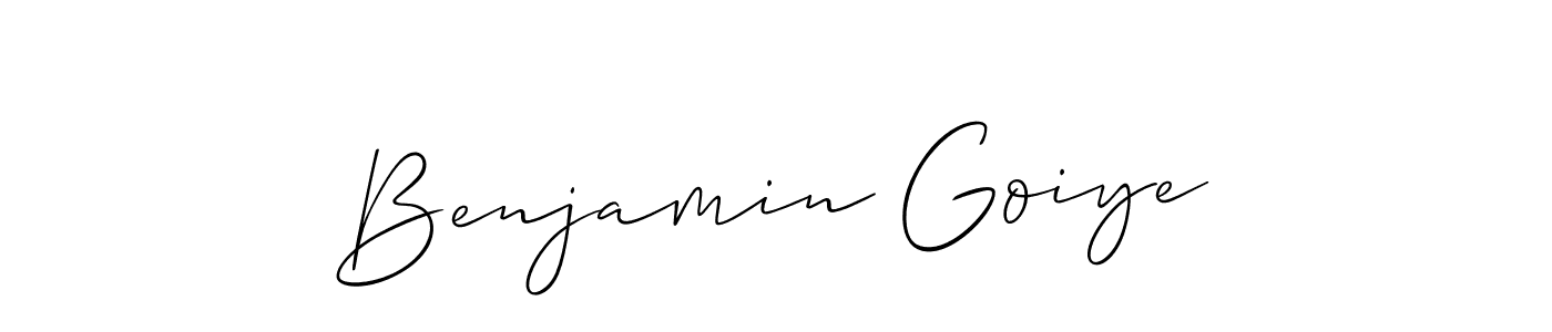 Once you've used our free online signature maker to create your best signature Allison_Script style, it's time to enjoy all of the benefits that Benjamin Goiye name signing documents. Benjamin Goiye signature style 2 images and pictures png