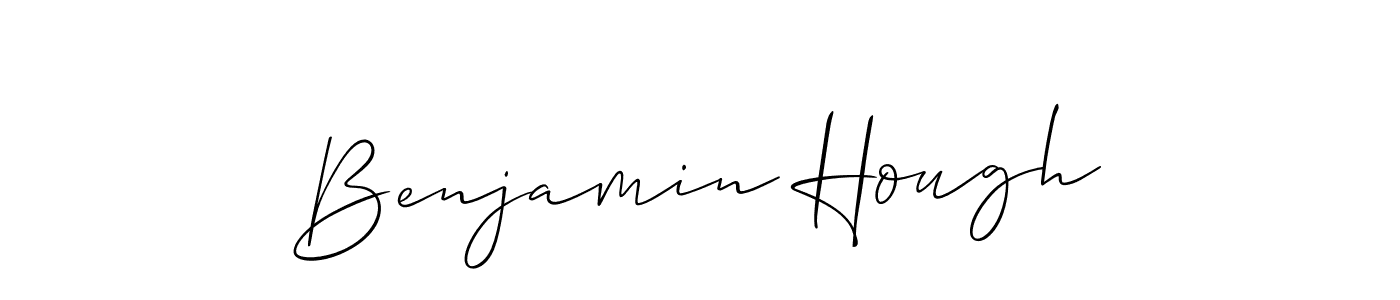 It looks lik you need a new signature style for name Benjamin Hough. Design unique handwritten (Allison_Script) signature with our free signature maker in just a few clicks. Benjamin Hough signature style 2 images and pictures png