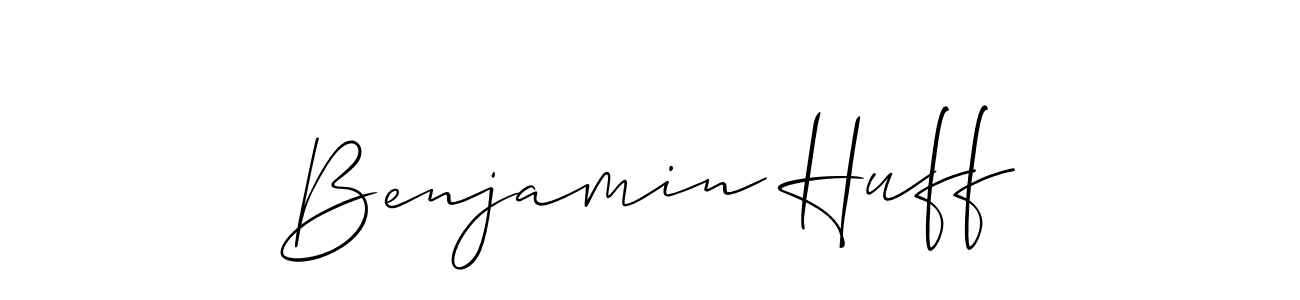 Benjamin Huff stylish signature style. Best Handwritten Sign (Allison_Script) for my name. Handwritten Signature Collection Ideas for my name Benjamin Huff. Benjamin Huff signature style 2 images and pictures png