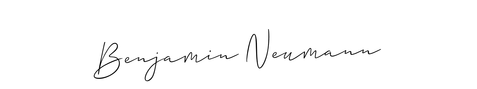 Design your own signature with our free online signature maker. With this signature software, you can create a handwritten (Allison_Script) signature for name Benjamin Neumann. Benjamin Neumann signature style 2 images and pictures png