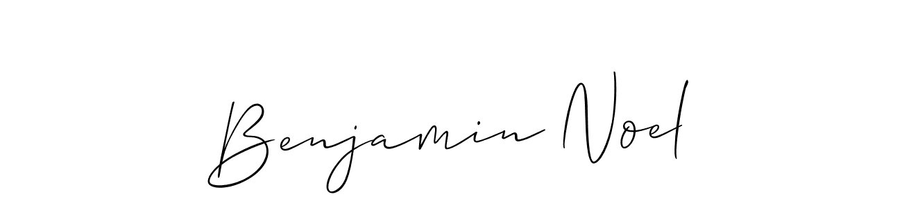 Use a signature maker to create a handwritten signature online. With this signature software, you can design (Allison_Script) your own signature for name Benjamin Noel. Benjamin Noel signature style 2 images and pictures png