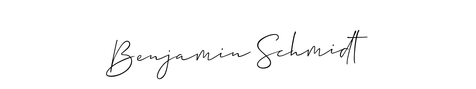 Also we have Benjamin Schmidt name is the best signature style. Create professional handwritten signature collection using Allison_Script autograph style. Benjamin Schmidt signature style 2 images and pictures png