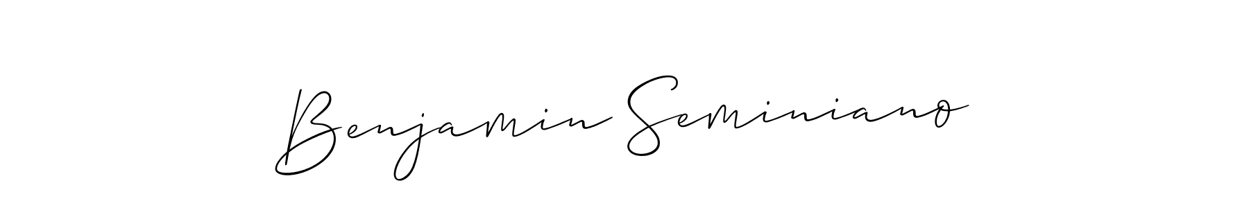 Make a beautiful signature design for name Benjamin Seminiano. Use this online signature maker to create a handwritten signature for free. Benjamin Seminiano signature style 2 images and pictures png