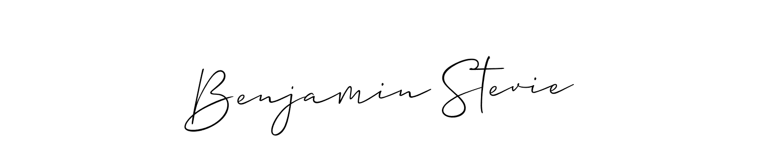 if you are searching for the best signature style for your name Benjamin Stevie. so please give up your signature search. here we have designed multiple signature styles  using Allison_Script. Benjamin Stevie signature style 2 images and pictures png