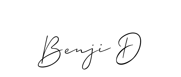 Similarly Allison_Script is the best handwritten signature design. Signature creator online .You can use it as an online autograph creator for name Benji D. Benji D signature style 2 images and pictures png