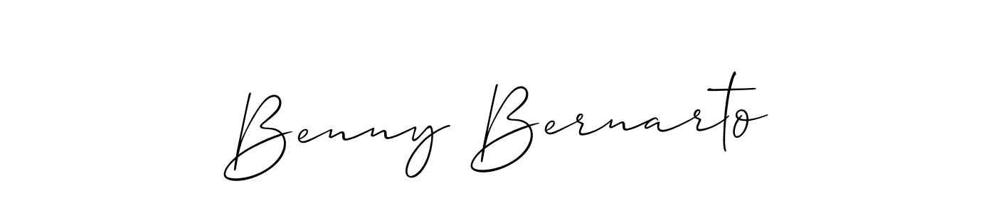 Make a beautiful signature design for name Benny Bernarto. Use this online signature maker to create a handwritten signature for free. Benny Bernarto signature style 2 images and pictures png