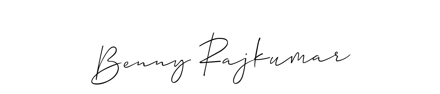 Make a beautiful signature design for name Benny Rajkumar. Use this online signature maker to create a handwritten signature for free. Benny Rajkumar signature style 2 images and pictures png