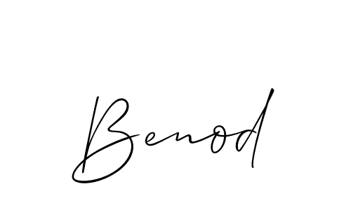 Also we have Benod name is the best signature style. Create professional handwritten signature collection using Allison_Script autograph style. Benod signature style 2 images and pictures png