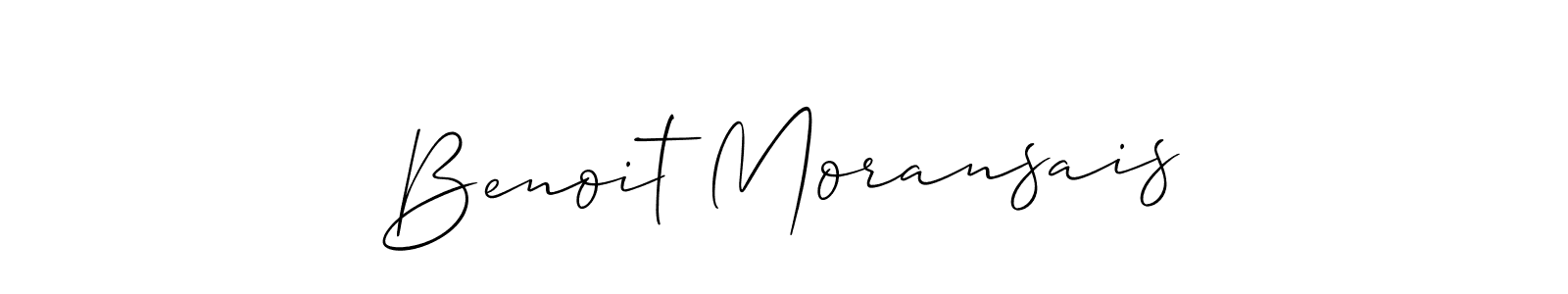 It looks lik you need a new signature style for name Benoit Moransais. Design unique handwritten (Allison_Script) signature with our free signature maker in just a few clicks. Benoit Moransais signature style 2 images and pictures png