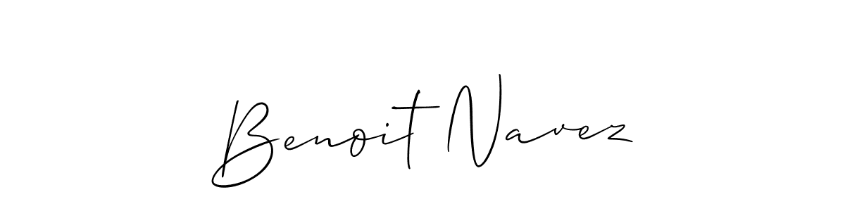 Benoit Navez stylish signature style. Best Handwritten Sign (Allison_Script) for my name. Handwritten Signature Collection Ideas for my name Benoit Navez. Benoit Navez signature style 2 images and pictures png