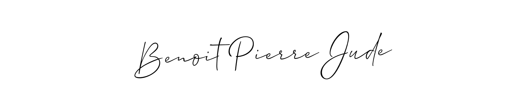 Design your own signature with our free online signature maker. With this signature software, you can create a handwritten (Allison_Script) signature for name Benoit Pierre Jude. Benoit Pierre Jude signature style 2 images and pictures png