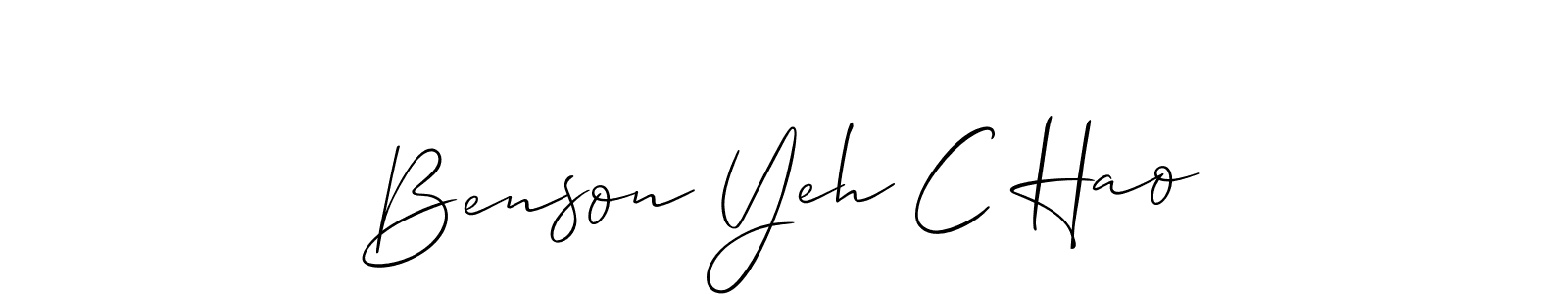 See photos of Benson Yeh C Hao official signature by Spectra . Check more albums & portfolios. Read reviews & check more about Allison_Script font. Benson Yeh C Hao signature style 2 images and pictures png