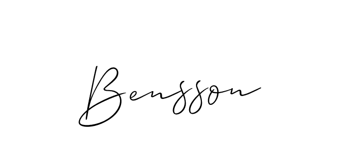 Similarly Allison_Script is the best handwritten signature design. Signature creator online .You can use it as an online autograph creator for name Bensson. Bensson signature style 2 images and pictures png