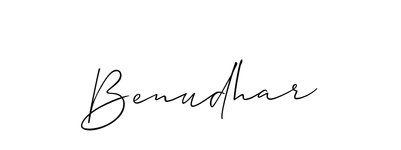 Best and Professional Signature Style for Benudhar. Allison_Script Best Signature Style Collection. Benudhar signature style 2 images and pictures png