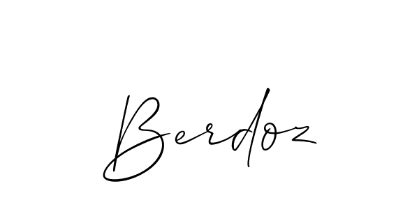 Once you've used our free online signature maker to create your best signature Allison_Script style, it's time to enjoy all of the benefits that Berdoz name signing documents. Berdoz signature style 2 images and pictures png