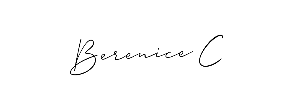How to make Berenice C signature? Allison_Script is a professional autograph style. Create handwritten signature for Berenice C name. Berenice C signature style 2 images and pictures png